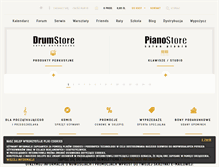 Tablet Screenshot of drumstore.pl